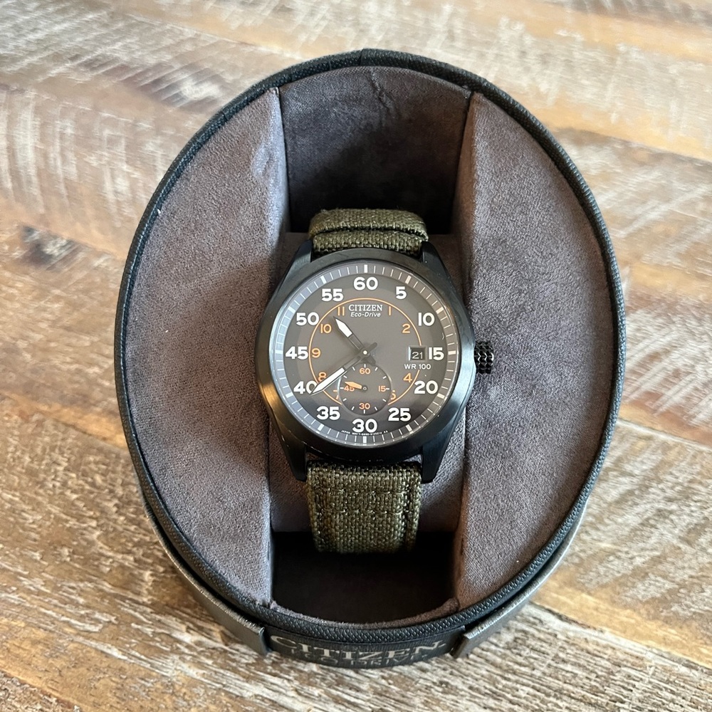Citizen Eco-Drive Military Sub-Seconds BV1085-22H men’s watch
